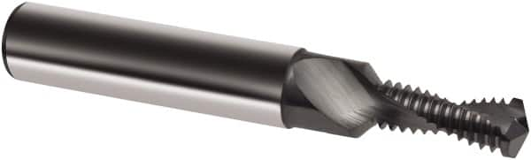 Guhring - M8x1.25 Metric, 0.2677" Cutting Diam, 2 Flute, Solid Carbide Helical Flute Thread Mill - Internal Thread, 18.7mm LOC, 74mm OAL, 10mm Shank Diam - Benchmark Tooling