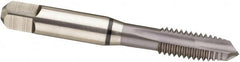 Guhring - M10x1.50 Metric, 3 Flute, MolyGlide Finish, Cobalt Spiral Point Tap - Plug Chamfer, Right Hand Thread, 2.941" OAL, 6H Class of Fit, Series 3966 - Exact Industrial Supply