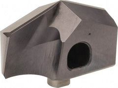 Guhring - Series 4112, 22mm Diam Grade K/P 140° Replaceable Drill Tip - Carbide, Nano-FIREX Finish, 220 Seat Size - Benchmark Tooling