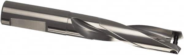 Guhring - 22 to 22.49mm Diam, 3xD, 70.1mm Max Depth, 25mm Shank Diam, 163mm Flute, 163mm OAL, Replaceable Tip Drill - HT 800 WP Insert, 215 Seat Size, 3xD HT 800 WP Toolholder, Series 4107 - Benchmark Tooling