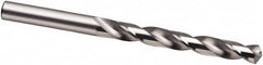 Guhring - #51 118° Solid Carbide Jobber Drill - Bright Finish, Right Hand Cut, Spiral Flute, 43mm OAL, Faceted Point - Benchmark Tooling