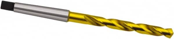 Guhring - 10.5mm, 1MT 118° Point High Speed Steel Taper Shank Drill Bit - Benchmark Tooling