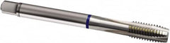 Guhring - #10-32 UNF, 3 Flute, Bright Finish, Cobalt Spiral Point Tap - Plug Chamfer, Right Hand Thread, 70mm OAL, 2B Class of Fit, Series 1990 - Exact Industrial Supply