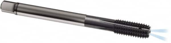 Guhring - M12x1.75 Metric 6HX D11/D12 Thread Limit Modified Bottoming Thread Forming Tap - Solid Carbide, TiCN Finish, 110mm OAL, Series 1931 - Benchmark Tooling