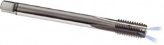 Guhring - M18x2.50 Metric, 4 Flute, Bright Finish, Solid Carbide Spiral Point Tap - Modified Bottoming Chamfer, Right Hand Thread, 125mm OAL, 6H Class of Fit, Series 1859 - Exact Industrial Supply