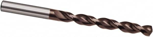 Guhring - 11/32" 130° Cobalt Jobber Drill - TiAlN Finish, Right Hand Cut, Parabolic Flute, 125mm OAL, Cone Relief Point - Benchmark Tooling