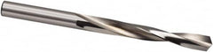 Guhring - 3.9mm 118° High Speed Steel Jobber Drill - Bright Finish, Right Hand Cut, Spiral Flute, 75mm OAL, Cone Relief Point - Benchmark Tooling