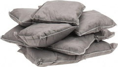 PRO-SAFE - 9 Inch Long x 9 Inch Wide x 2 Inch High, Gray Sorbent Pillow - 15 Gallon Capacity, Universal - Benchmark Tooling