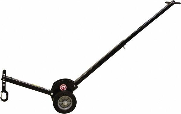 Mag-Mate - 400 Lb Load Capacity, Lift Magnet Dolly - 10" High x 41" Long x 13" Wide - Benchmark Tooling