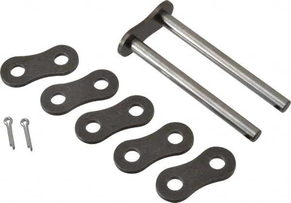 Browning - 1" Pitch, ANSI 80-3, Triple Strand Roller Chain Connecting Link - For Use with Triple Strand Chain - Benchmark Tooling