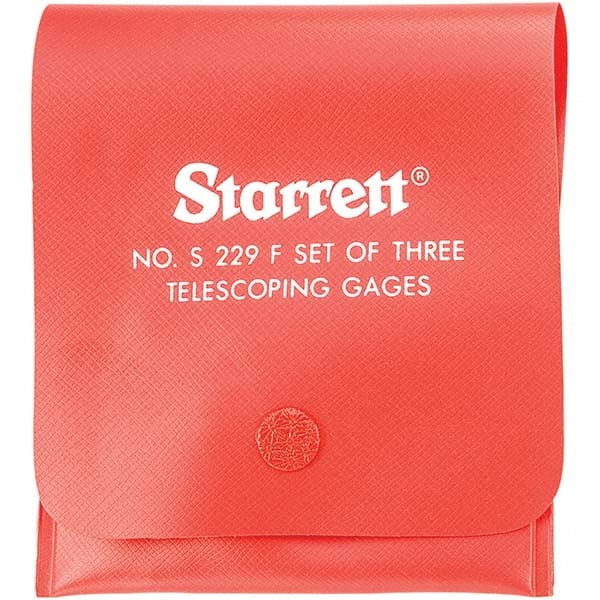 Starrett - Bore Gage Accessories Type: Case Minimum Measurement (Decimal Inch): 0.5000 - Benchmark Tooling