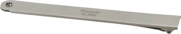 Starrett - Single End Feeler Gage Holder - Use with 0.03 to 0.5mm Single Leaves or Strips - Benchmark Tooling