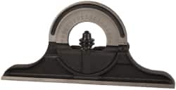 Starrett - 12 to 24 Inch Long Blade, Reversible Combination Square Protractor Head - Black Wrinkle Coated, Cast Iron - Benchmark Tooling