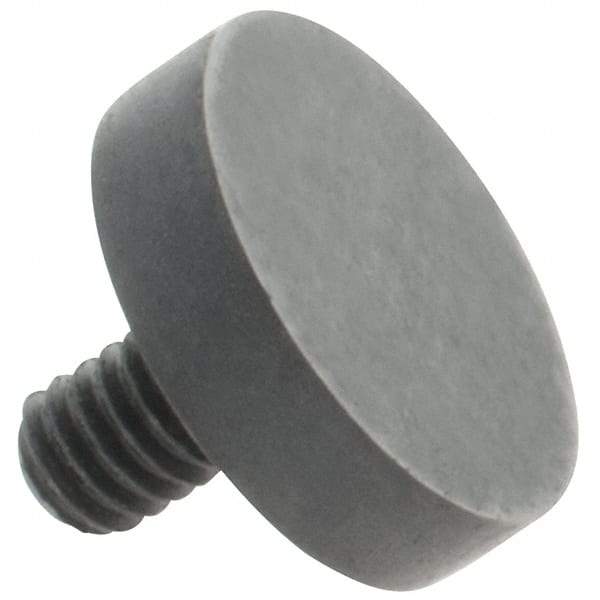 Starrett - #4-48, 3/8" Ball Diam, Steel Flat Contact Point - 3/32" Contact Point Length, Use with 650 & 651 Back Plunger Dial Indicators, AGD Dial Indicators - Benchmark Tooling