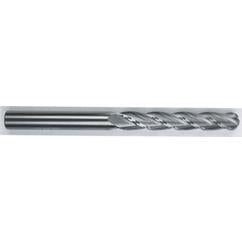 1" Dia. - 6" OAL - Solid CBD - Bright - Ball Nose SE EM - 4 FL - Benchmark Tooling