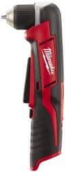 Milwaukee Tool - 12 Volt 3/8" Chuck Right Angle Handle Cordless Drill - 0-800 RPM, Keyless Chuck, Reversible, Lithium-Ion Batteries Not Included - Benchmark Tooling