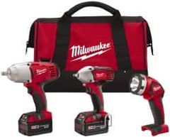 Milwaukee Tool - 18 Volt Cordless Tool Combination Kit - Benchmark Tooling