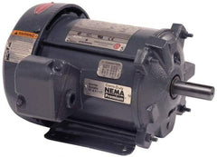 US Motors - 75 hp, TEFC Enclosure, No Thermal Protection, 3,565 RPM, 575 Volt, 60 Hz, Three Phase Premium Efficient Motor - Size 365 Frame, Rigid Mount, 1 Speed, Ball Bearings, 67 Full Load Amps, F Class Insulation, Reversible - Benchmark Tooling