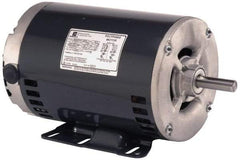 US Motors - 1.5 hp, OPAO Enclosure, Auto Thermal Protection, 1,725 RPM, 208-230/460 Volt, 60/50 Hz, Three Phase Standard Efficient Motor - Size 56HZ Frame, Rigid Mount, 1 Speed, Ball Bearings, 5.0/2.5/5.2/2.6 Full Load Amps, B Class Insulation, Reversible - Benchmark Tooling