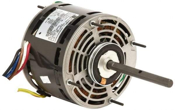 US Motors - 1/3 hp, ODP Enclosure, Auto Thermal Protection, 1,075 RPM, 208-230 Volt, 60 Hz, Industrial Electric AC/DC Motor - Size 48 Frame, Hub/Stud Mount, 3 Speed, Sleeve Bearings, 2.0 Full Load Amps, A Class Insulation, CCW Lead End - Benchmark Tooling