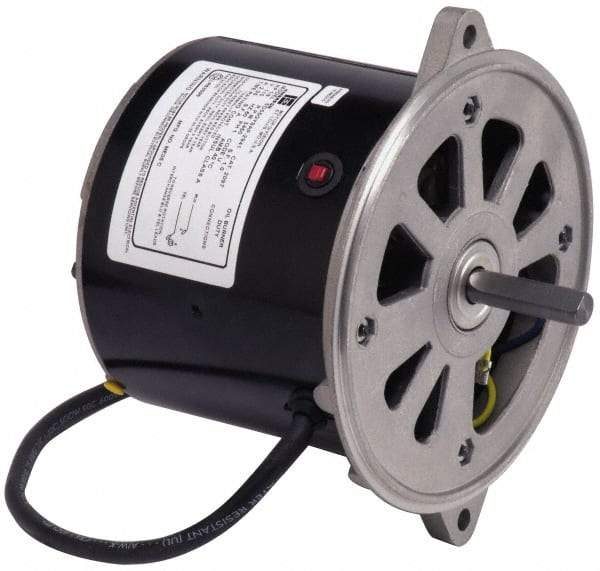 US Motors - 1/7 hp, ODP Enclosure, Manual Thermal Protection, 3,450 RPM, 115 Volt, 60 Hz, Split Phase Motor - Size 48M Frame, M-Flange Mount, 1 Speed, Sleeve Bearings, 2.40 Full Load Amps, A Class Insulation, Reversible - Benchmark Tooling