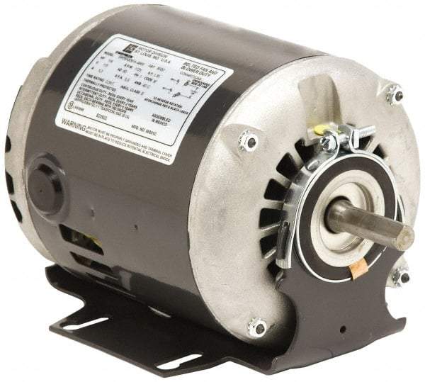 US Motors - 1/3 hp, ODP Enclosure, Auto Thermal Protection, 1,725 RPM, 115 Volt, 60 Hz, Single Phase Split Phase Motor - Size 48 Frame, Cradle Mount, 1 Speed, Sleeve Bearings, 6.4 Full Load Amps, B Class Insulation, Reversible - Benchmark Tooling