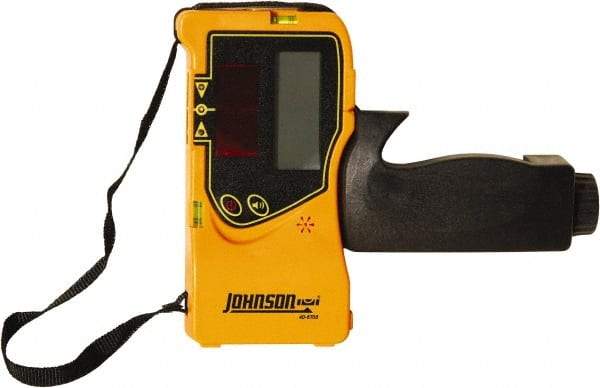 Johnson Level & Tool - Laser Level 9 V Battery, Laser Detector - Use With Line Generated Lasers - Benchmark Tooling