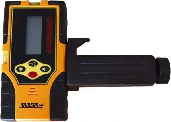 Johnson Level & Tool - Laser Level 9 V Battery, Laser Detector - Use With Red Beam Rotary Laser - Benchmark Tooling