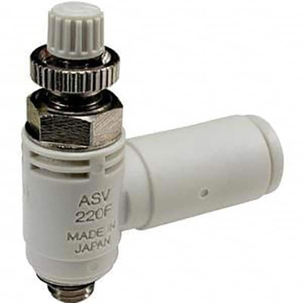 SMC PNEUMATICS - Speed & Flow Control Valves Valve Type: Quick Exhaust Valve Male Thread Size: 3/8 NPT - Benchmark Tooling