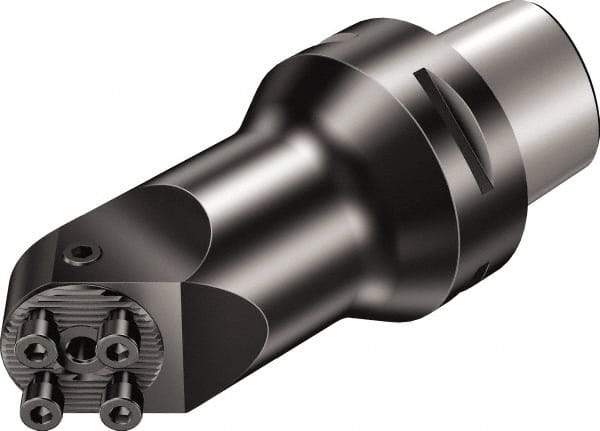 Sandvik Coromant - C6;40 System Size, Modular Tool Holding System Adapter - 114mm Projection, 45mm Body Diam, 138mm OAL, Through Coolant - Exact Industrial Supply