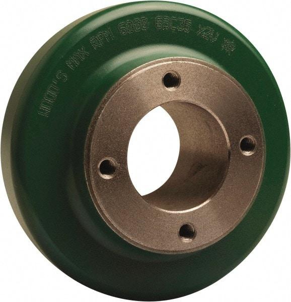 TB Wood's - 5.45" Hub, 8 Flexible Coupling Flange - 5.45" OD, 1-5/8" OAL, Cast Iron, Order 2 Hubs, 2 Flanges & 1 Sleeve for Complete Coupling - Benchmark Tooling