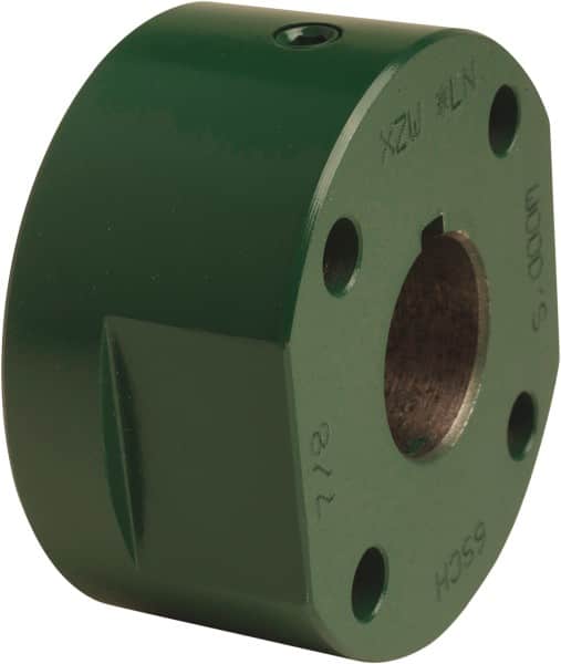 TB Wood's - 3/4 to 1-7/8" Bore, 3-1/4" Hub, 8 Flexible Coupling Hub - 3-1/4" OD, 1-23/32" OAL, Cast Iron, Order 2 Hubs, 2 Flanges & 1 Sleeve for Complete Coupling - Benchmark Tooling
