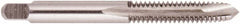 Regal Cutting Tools - M6x1.00 Metric, 2 Flute, Bright Finish, Solid Carbide Spiral Point Tap - Plug Chamfer, Right Hand Thread, 2-1/2" OAL, 1" Thread Length, 0.255" Shank Diam - Exact Industrial Supply