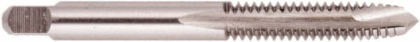 Regal Cutting Tools - #5-40 UNC, 2 Flute, Bright Finish, Solid Carbide Spiral Point Tap - Plug Chamfer, Right Hand Thread, 1-15/16" OAL, 5/8" Thread Length, 0.141" Shank Diam, 2B/3B Class of Fit - Exact Industrial Supply