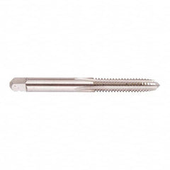 Regal Cutting Tools - #2-56 UNC 2B 2 Flute Bright Finish Solid Carbide Straight Flute Standard Hand Tap - Taper, Right Hand Thread, 1-3/4" OAL, 7/16" Thread Length, H2 Limit, Oversize - Benchmark Tooling