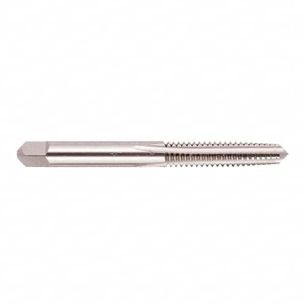 Regal Cutting Tools - #5-40 UNC 2B 3 Flute Bright Finish Solid Carbide Straight Flute Standard Hand Tap - Plug, Right Hand Thread, 1-15/16" OAL, 5/8" Thread Length, H2 Limit, Oversize - Benchmark Tooling