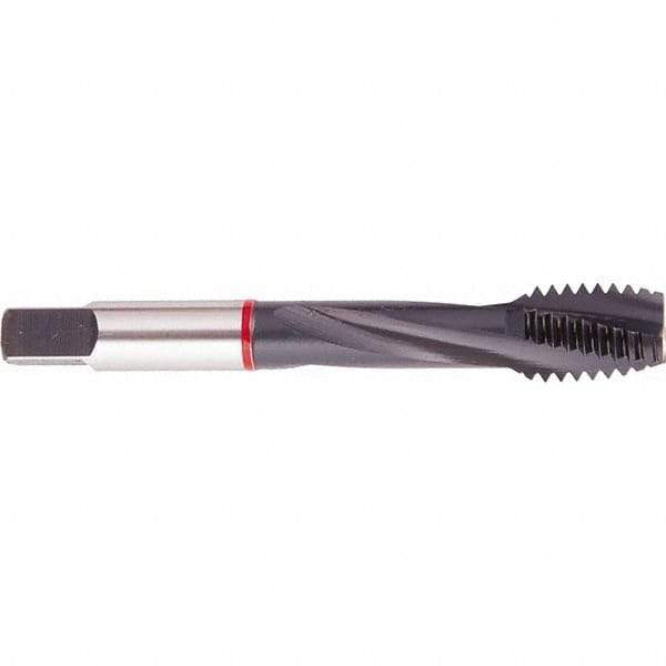 Regal Cutting Tools - 3/8-24 UNF 3 Flute 3B Bottoming Spiral Flute Tap - Powdered Metal, Oxide Finish, Right Hand Flute, Right Hand Thread, H3, Series Triple Crown - Exact Industrial Supply