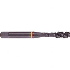 Regal Cutting Tools - 1/4-28 UNF 3 Flute Bottoming Spiral Flute Tap - Powdered Metal, Oxide Finish, Right Hand Flute, Right Hand Thread, H5, Series Triple Crown - Exact Industrial Supply