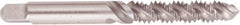 Regal Cutting Tools - #5-44 UNF 2 Flute 2B Plug Spiral Flute Tap - High Speed Steel, Bright Finish, 1-15/16" OAL, Right Hand Flute, Right Hand Thread, H2 - Exact Industrial Supply
