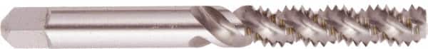 Regal Cutting Tools - #6-32 UNC 2 Flute 2B Bottoming Spiral Flute Tap - High Speed Steel, Bright Finish, 2" OAL, Right Hand Flute, Right Hand Thread, H3 - Exact Industrial Supply
