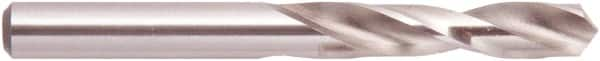 National Twist Drill - 9/16" 118° Spiral Flute High Speed Steel Screw Machine Drill Bit - Bright Finish, Right Hand Cut, 2-1/2" Flute Length, 4" OAL, Straight Shank - Benchmark Tooling