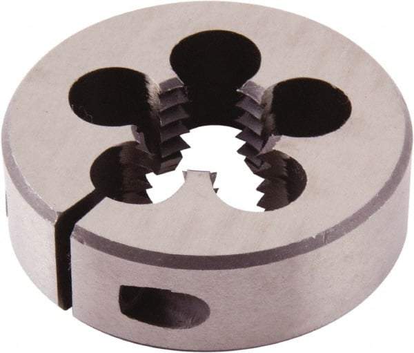 Regal Cutting Tools - 5/8-12 UNS Thread, 1-1/2" Outside Diam High Speed Steel Round Die - 1/2" Thick, Right Hand Thread, Adjustable - Exact Industrial Supply