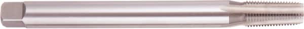 Regal Cutting Tools - 1/4-18 NPTF, 4 Flute, Plug Chamfer, Bright Finish, High Speed Steel, Extension Pipe Tap - 12" OAL, 9/16" Shank Diam, 1-1/16" Thread Length - Benchmark Tooling