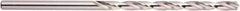 National Twist Drill - 63/64", 118° Point, Spiral Flute, High Speed Steel Taper Length Drill Bit - Bright Finish, 6-3/8" Flute Length, 11" OAL, Series 201 - Benchmark Tooling