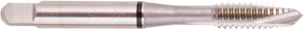 Regal Cutting Tools - M7x1.00 Metric, 3 Flute, Bright Finish, High Speed Steel Spiral Point Tap - Plug Chamfer, Right Hand Thread, 6H Class of Fit, Series Triple Crown - Exact Industrial Supply