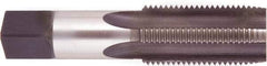 Regal Cutting Tools - 2-1/2 - 8 UNS 6 Flute Bright Finish High Speed Steel Straight Flute Standard Hand Tap - Taper, Right Hand Thread, 8-3/4" OAL, 4" Thread Length, H6 Limit, Oversize - Exact Industrial Supply
