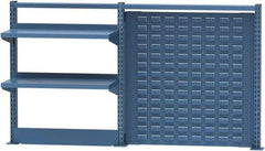 Lista - Steel Workbench & Workstation Riser Combination - 30" High, Use with 72" Long Workbenches - Benchmark Tooling