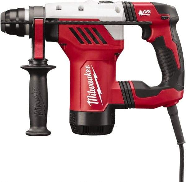 Milwaukee Tool - 120 Volt 1-1/8" SDS Plus Chuck Electric Rotary Hammer - 0 to 5,500 BPM, 0 to 1,500 RPM, Reversible - Benchmark Tooling