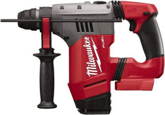 Milwaukee Tool - 18 Volt 1-1/8" SDS Plus Chuck Cordless Rotary Hammer - 0 to 5,000 BPM, 0 to 1,300 RPM, Reversible - Benchmark Tooling