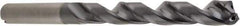 SGS - 3/4" 140° Solid Carbide Jobber Drill - AlTiN Finish, Right Hand Cut, Spiral Flute, Straight Shank, 153mm OAL, Standard Point - Benchmark Tooling